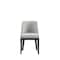 Manhattan Comfort Gansevoort Faux Leather Dining Chair in Stone Grey - Set of 4 2-DC051-ST - alternate 3